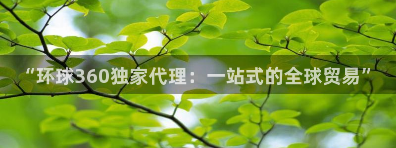 益达娱乐2登录：“环球360独家代理：一站式的全球贸易”